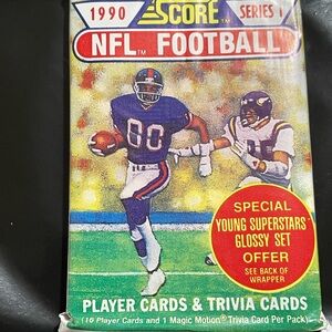 1990 NFL Football Score Series 1 Trading Cards